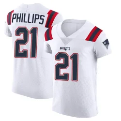 Men's Adrian Phillips New England Patriots No.21 Elite Vapor Untouchable Jersey - White