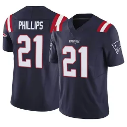Men's Adrian Phillips New England Patriots No.21 Limited Vapor F.U.S.E. Jersey - Navy