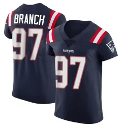Men's Alan Branch New England Patriots No.97 Elite Team Color Vapor Untouchable Jersey - Navy