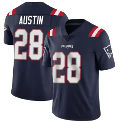 Men's Alex Austin New England Patriots No.28 Limited Team Color Vapor Untouchable Jersey - Navy