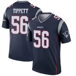 Men's Andre Tippett New England Patriots No.56 Legend Jersey - Navy