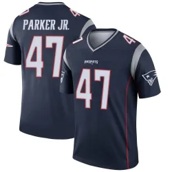 Men's Andrew Parker Jr. New England Patriots No.47 Legend Jersey - Navy