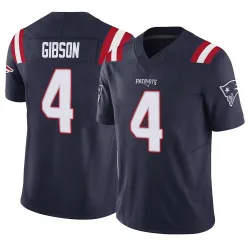 Men's Antonio Gibson New England Patriots No.4 Limited Vapor F.U.S.E. Jersey - Navy