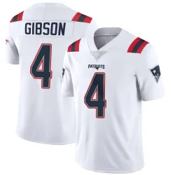 Men's Antonio Gibson New England Patriots No.4 Limited Vapor Untouchable Jersey - White