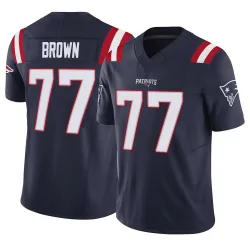 Men's Ben Brown New England Patriots No.77 Limited Vapor F.U.S.E. Jersey - Navy