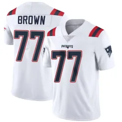 Men's Ben Brown New England Patriots No.77 Limited Vapor Untouchable Jersey - White
