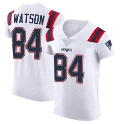Men's Benjamin Watson New England Patriots No.84 Elite Vapor Untouchable Jersey - White