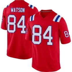 Men's Benjamin Watson New England Patriots No.84 Game Alternate Jersey - Red