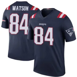 Men's Benjamin Watson New England Patriots No.84 Legend Color Rush Jersey - Navy