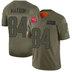 Men's Benjamin Watson New England Patriots No.84 Limited 2019 Salute to Service Jersey - Camo