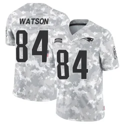 Men's Benjamin Watson New England Patriots No.84 Limited 2024 Salute to Service Jersey - Arctic Camo