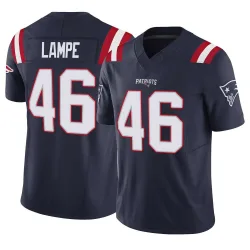 Men's Brock Lampe New England Patriots No.46 Limited Vapor F.U.S.E. Jersey - Navy