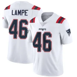 Men's Brock Lampe New England Patriots No.46 Limited Vapor Untouchable Jersey - White