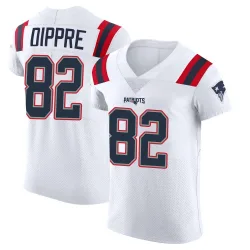 Men's CJ Dippre New England Patriots No.82 Elite Vapor Untouchable Jersey - White