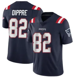 Men's CJ Dippre New England Patriots No.82 Limited Team Color Vapor Untouchable Jersey - Navy