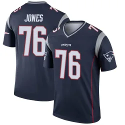 Men's Caleb Jones New England Patriots No.76 Legend Jersey - Navy