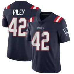 Men's Cam Riley New England Patriots No.42 Limited Team Color Vapor Untouchable Jersey - Navy
