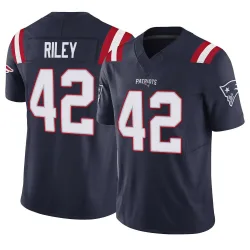 Men's Cam Riley New England Patriots No.42 Limited Vapor F.U.S.E. Jersey - Navy