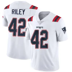 Men's Cam Riley New England Patriots No.42 Limited Vapor Untouchable Jersey - White