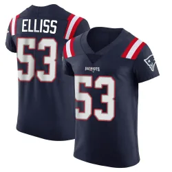 Men's Christian Elliss New England Patriots No.53 Elite Team Color Vapor Untouchable Jersey - Navy