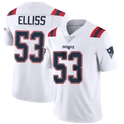 Men's Christian Elliss New England Patriots No.53 Limited Vapor Untouchable Jersey - White
