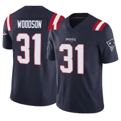 Men's Craig Woodson New England Patriots No.31 Limited Vapor F.U.S.E. Jersey - Navy