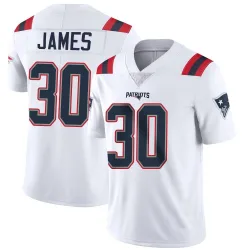 Men's DJ James New England Patriots No.30 Limited Vapor Untouchable Jersey - White