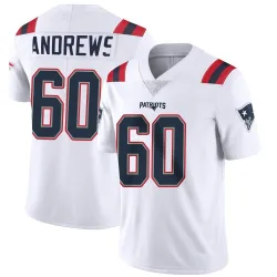 Men's David Andrews New England Patriots No.60 Limited Vapor Untouchable Jersey - White