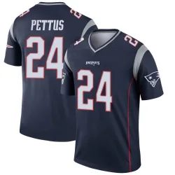 Men's Dell Pettus New England Patriots No.24 Legend Jersey - Navy