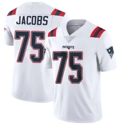Men's Demontrey Jacobs New England Patriots No.75 Limited Vapor Untouchable Jersey - White