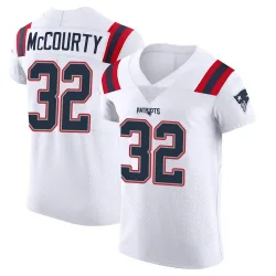 Men's Devin McCourty New England Patriots No.32 Elite Vapor Untouchable Jersey - White