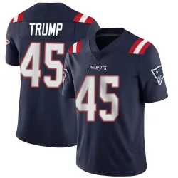 Men's Donald Trump New England Patriots No.45 Limited Team Color Vapor Untouchable Jersey - Navy