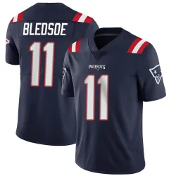 Men's Drew Bledsoe New England Patriots No.11 Limited Team Color Vapor Untouchable Jersey - Navy