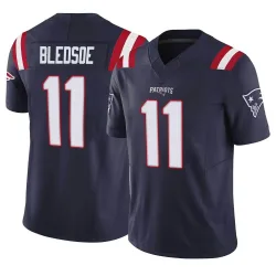 Men's Drew Bledsoe New England Patriots No.11 Limited Vapor F.U.S.E. Jersey - Navy