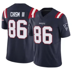 Men's Efton Chism III New England Patriots No.86 Limited Vapor F.U.S.E. Jersey - Navy