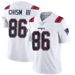 Men's Efton Chism III New England Patriots No.86 Limited Vapor Untouchable Jersey - White