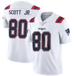 Men's Gee Scott Jr. New England Patriots No.80 Limited Vapor Untouchable Jersey - White
