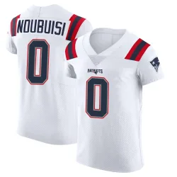 Men's Haggai Ndubuisi New England Patriots No.0 Elite Vapor Untouchable Jersey - White
