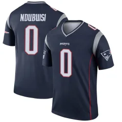 Men's Haggai Ndubuisi New England Patriots No.0 Legend Jersey - Navy