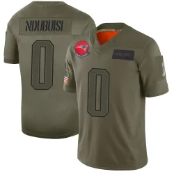Men's Haggai Ndubuisi New England Patriots No.0 Limited 2019 Salute to Service Jersey - Camo