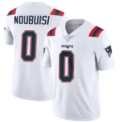 Men's Haggai Ndubuisi New England Patriots No.0 Limited Vapor Untouchable Jersey - White