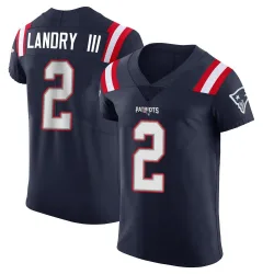 Men's Harold Landry III New England Patriots No.2 Elite Team Color Vapor Untouchable Jersey - Navy