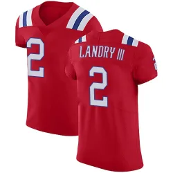 Men's Harold Landry III New England Patriots No.2 Elite Vapor Untouchable Alternate Jersey - Red