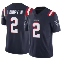 Men's Harold Landry III New England Patriots No.2 Limited Vapor F.U.S.E. Jersey - Navy