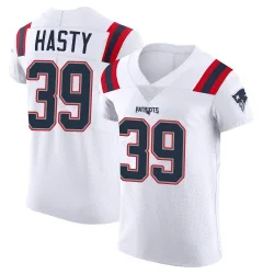 Men's JaMycal Hasty New England Patriots No.39 Elite Vapor Untouchable Jersey - White
