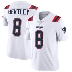 Men's Ja'Whaun Bentley New England Patriots No.8 Limited Vapor Untouchable Jersey - White