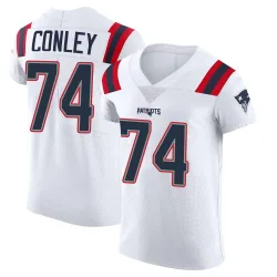 Men's Jack Conley New England Patriots No.74 Elite Vapor Untouchable Jersey - White