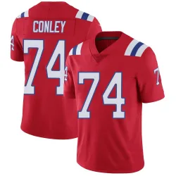 Men's Jack Conley New England Patriots No.74 Limited Vapor Untouchable Alternate Jersey - Red