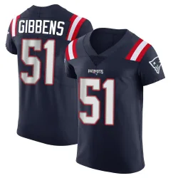 Men's Jack Gibbens New England Patriots No.51 Elite Team Color Vapor Untouchable Jersey - Navy