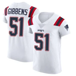 Men's Jack Gibbens New England Patriots No.51 Elite Vapor Untouchable Jersey - White